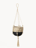 Boho Jute Plant Hanger Nadu – Handmade Macrame Style Hanging Planter for Indoor Plants
