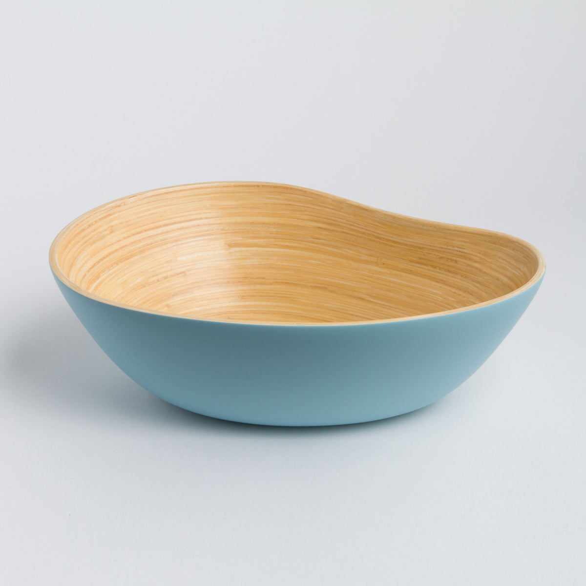 Bamboo Serving Bowl – Handmade Mango Shape Decorative Bowl for Kitchen & Dining