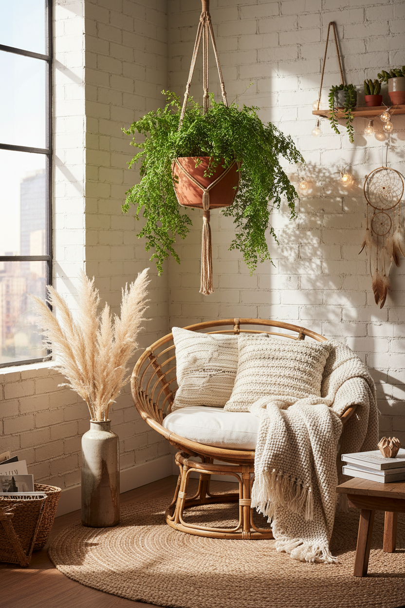Plant Hanger boho lifestyle