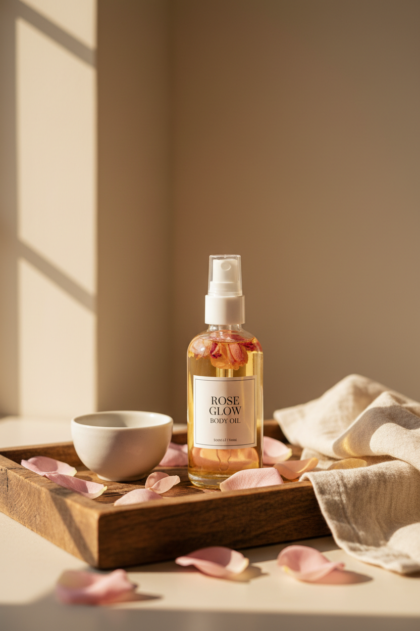 Rose Body Oil lifestyle